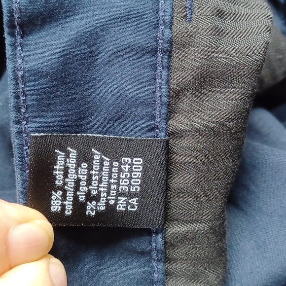 Calvin Klein Jeans Navy "Ankle Skinny" Stretch Cotton Pant NEW- Sz. 10 - Picture 8 of 9